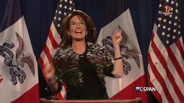 Tina Fey dans la peau de Sarah Palin dans le Saturday Night Live du 23/01