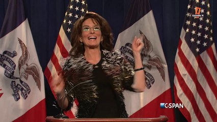 Tina Fey dans la peau de Sarah Palin dans le Saturday Night Live du 23/01
