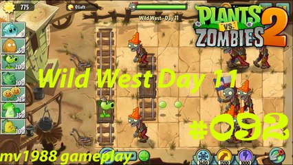 Plants Vs. Zombies 2 - Wild West Day 11 Gameplay HD (part #092)