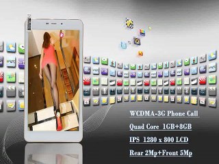 7 inch Mini Pad Android Tab pc WiFi GPS Bluetooth FM3G Phone Call IPS 1280*800LCD 1GB 8GB 5Mp camera and 2Mp camera Quad core-in Tablet PCs from Computer