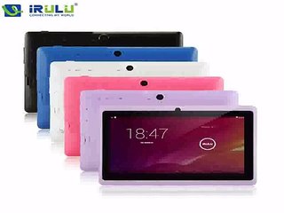 iRULU eXpro X1s 7&#39-&#39- Android 4.4 Tablet PC 1024*600HD Quad Core 8GB ROM Dual Cam Support  OTG Wifi 2015 Cheap Tablet Miultcolors-in Tablet PCs from Computer