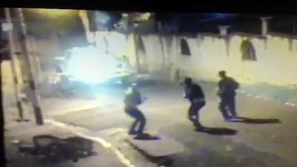 Así fue como un grupo de ladrones atacó una patrulla de Polimiranda