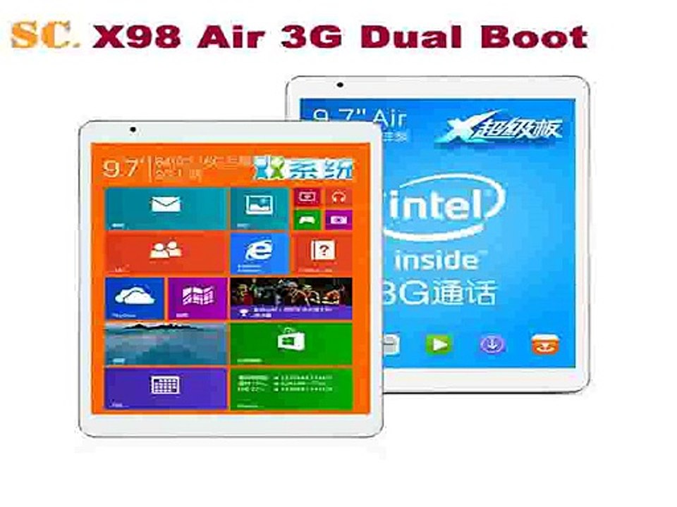 Win10 9.7 Retina 2048*1536 Teclast X98 Air 3G Dual Boot Phone Call Tablet PC Intel Quad Core 2GB RAM 64GB BT Windows 10-in Tablet PCs from Computer