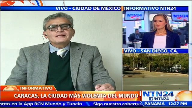 “Venezuela está sufriendo una violencia homicida que las autoridades tratan de ocultar”: Pdte. consejo ciudadano de México a NTN24