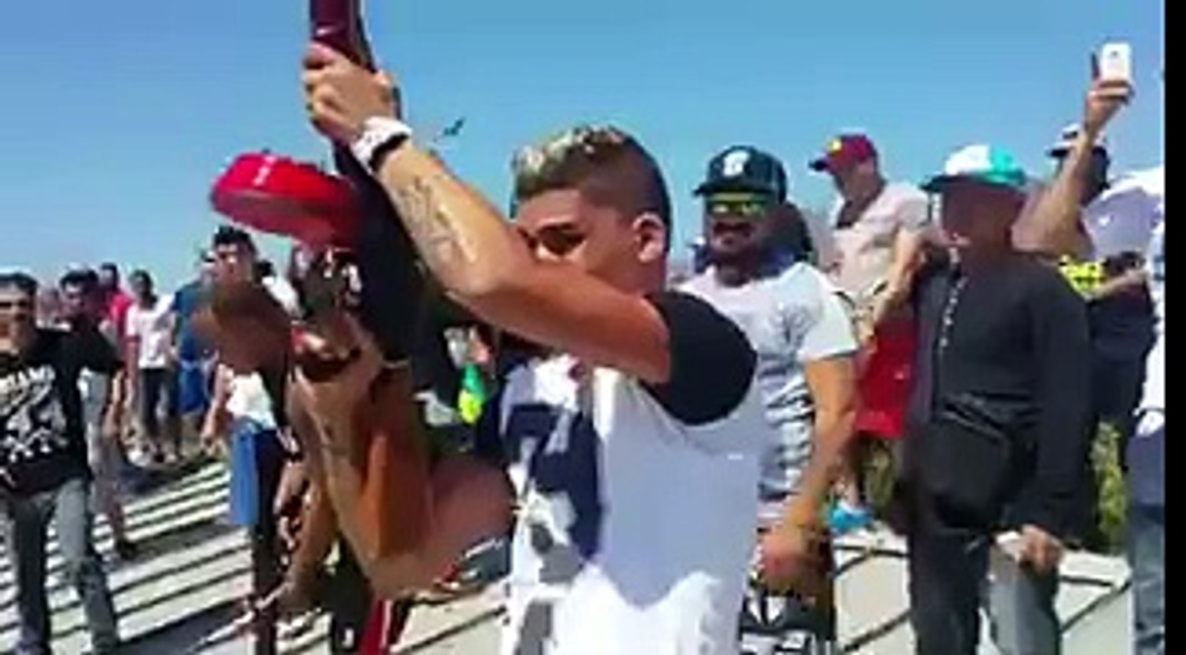 Capriles mostró a través de su Twitter imágenes de los disparos en el velorio de "El Conejo"