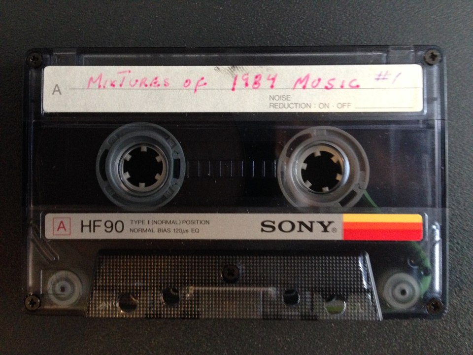 Mixtures of 1984 Music #1 Homemade Cassette Tape (Side A) (1984-1985)