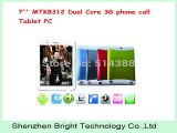 7'-'- MTK8312 Dual Core 3G phone call 512MB 4GB Dual SIM Dual Cameras GPS Bluetooth FM Radio Tablet PC-in Tablet PCs from Computer