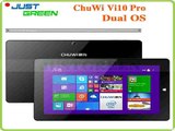 New 10.6 inch Chuwi Vi10 Pro Dual Boot Tablet PC Z3736F Quad Core 2GB 64GB 2MP Dual USB OTG HDMI Win8.1 & Android 4.4-in Tablet PCs from Computer