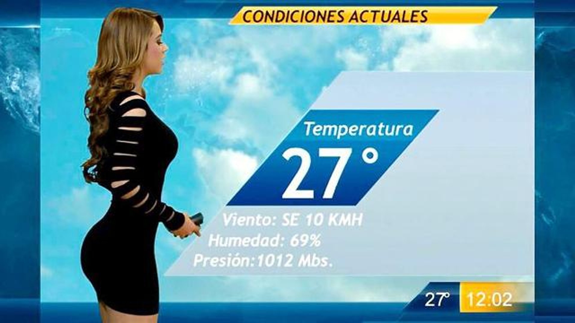 Mexican weather lady