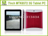 7 inch phone call tablet pc MTK6572 Dual Core Andorid 4.2 GPS WIFI Bluetooth Dual Cameras 3G 512MB RAM 4G ROM with Flashlight-in Tablet PCs from Computer