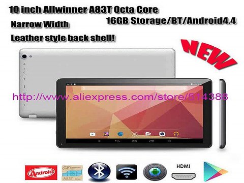 Newest Allwinner A83T Octa Core 2.0GHz Android 5.1 1GB 16GB Tablet PC 10.1 Camera Bluetooth HDMI-in Tablet PCs from Computer