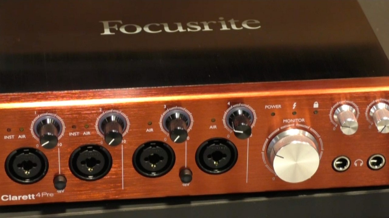 [NAMM] Focusrite Clarett 4Pre