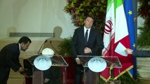 En Italie, le président iranien Rohani reçu par Renzi