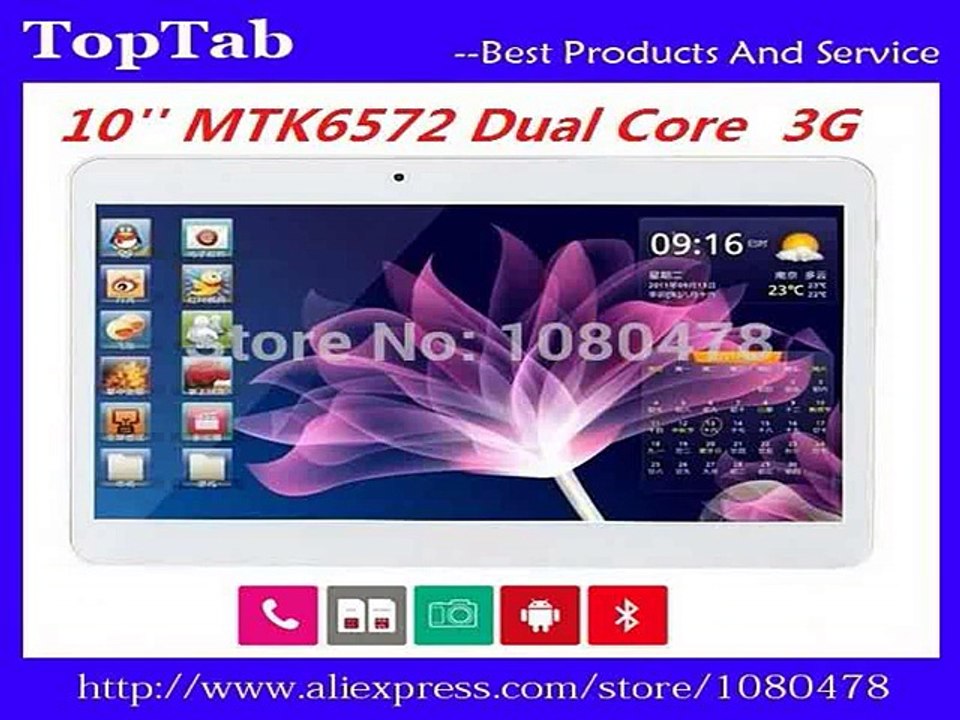 10 inch tablet pc MTK6572 Dual Core 1.2Ghz Android 4.2 WCDMA 3G Phone Call GPS bluetooth Wifi Dual Camera with 2 SIM Card Slot-in Tablet PCs from Computer