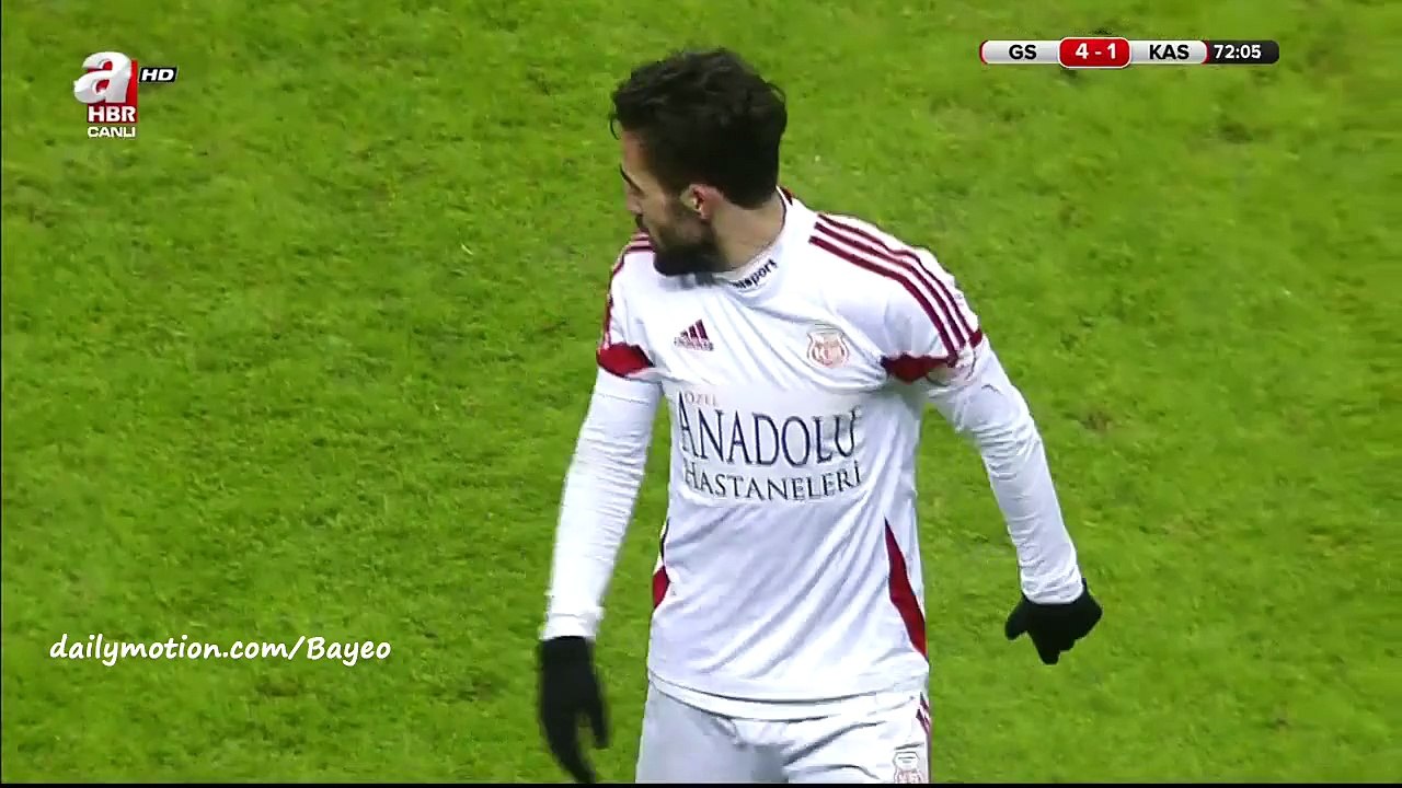 Ozcelik F. Goal HD - Galatasaray 4-1 Kastamonuspor  - 26-01-2016 Turkish Cup - Second stage