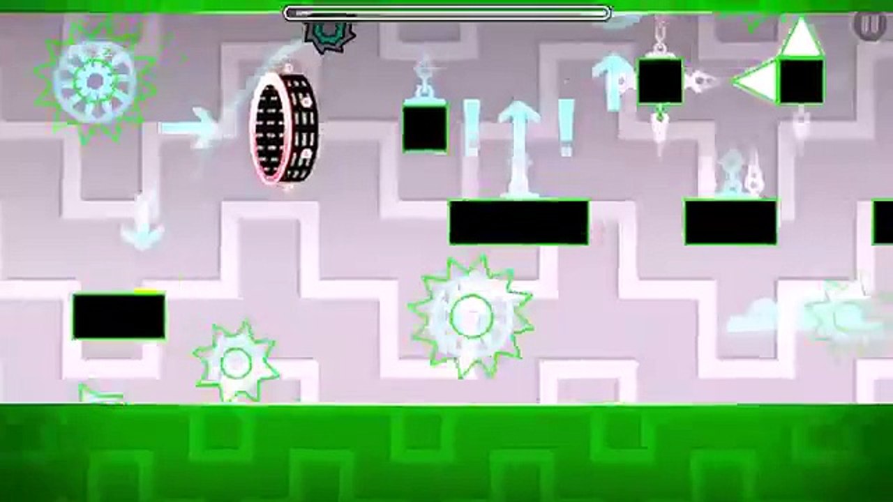 Geometry Dash [Secret Way Demon] GREEN DEMON By. Nano4618