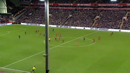 Marko Arnautovic Goal Liverpool 0-1 Stoke City - Capital One - 26-01-2016