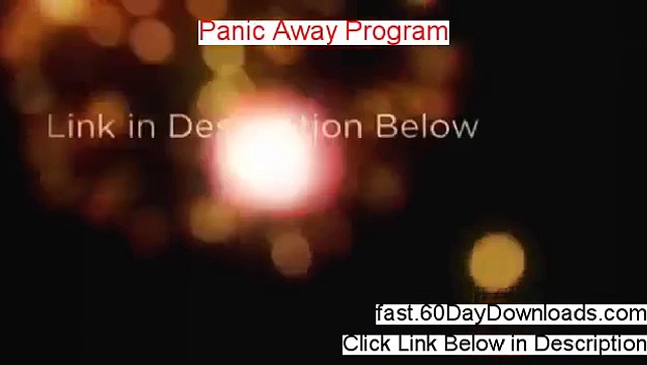 Panic Away Program - Panic Away Program Joe Barry