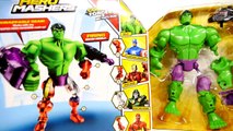 Marvel Superhero Mashers Captain America Iron Patriot and Hulk Toys Review - Disney Cars T