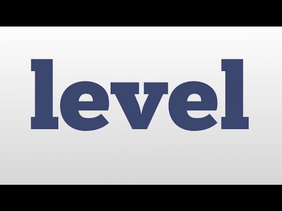 level meaning and pronunciation