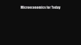Microeconomics for Today  Free Books