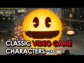 PIXELS - Classic Video Game Characters who appear (2015) HD