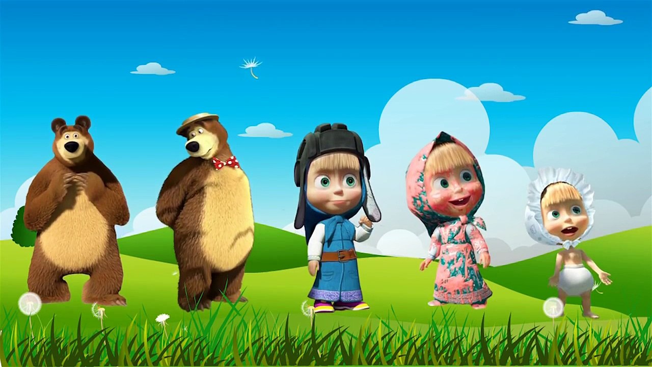 Masha Finger Family Nursery Rhymes Lyrics