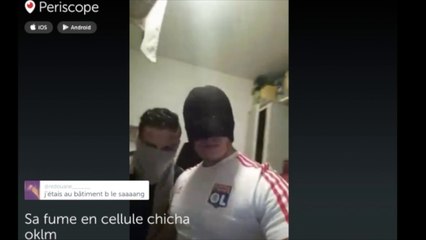 Un détenu de prison se filme en cellule sur Periscope
