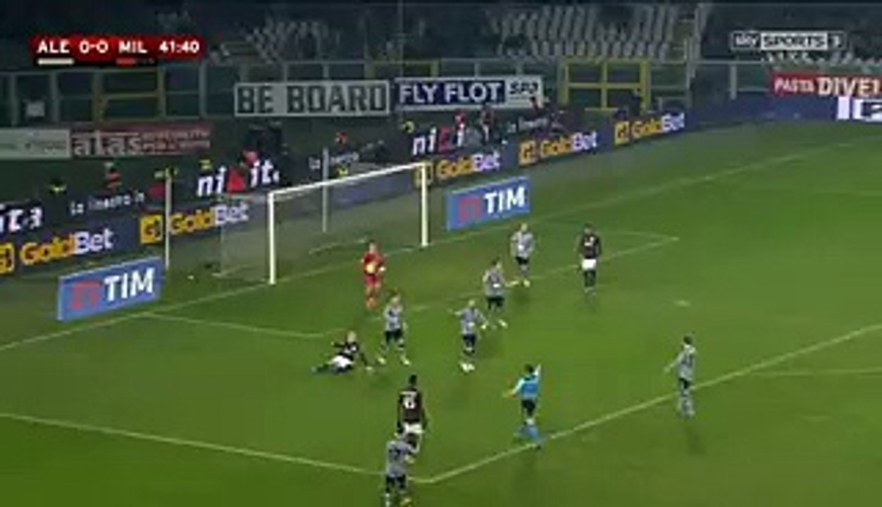 Balotelli scores a penalty HD - Alessandria 0-1 AC Milan [ Coppa Italia ] 26.01.2016