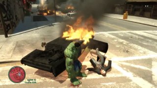 GTA 4: Hulk in GTA! (Hulk Mod Funny Moments)