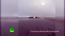 Falcon SpaceX rocket lands on droneship but falls & explodes (News World)