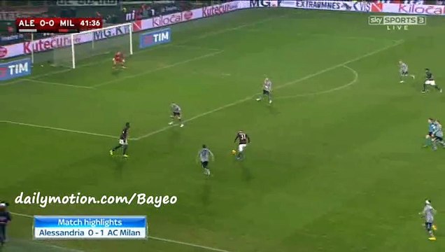 All Goals And Highlights HD - Alessandria 0-1 AC Milan - 26-01-2016