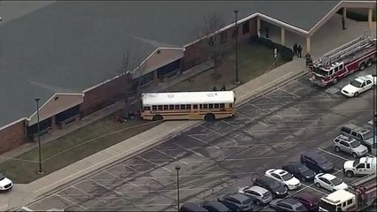 Raw: 1 Adult Dead, Kids Injured From Bus Crash