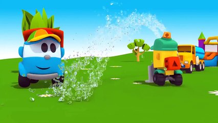 Leo Junior TRUCK Cartoons Leo & Liftys ICE CREAM MACHINE!