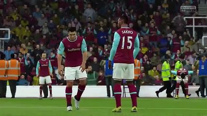 FIFA 16 - West Ham United vs Arsenal - Full Gameplay