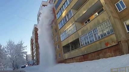 Esto es lo que pasa si lanzas agua hervida a 30 grados bajo cero
