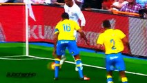 Cristiano ronaldo amazing nutmeg skills against marquinos during psg-ral madrid - october 21, 2015