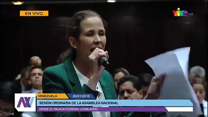 Intervención de la Diputada Manuela Bolivar