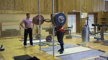 Weightlifting, squats 260kg