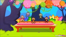 Five Little Monkeys | Nursery Rhymes for Babies and Toddlers | New Version HD