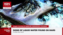 New Biggest discovery-NASA Scientists Confirm Signs of Liquid Water Found on Mars,News-2015