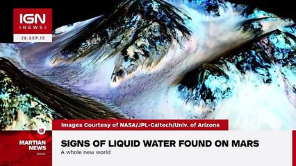 New Biggest discovery-NASA Scientists Confirm Signs of Liquid Water Found on Mars,News-2015