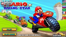 Super Mario Games Moto Racing for kids playthrough # Play disney Games # Watch Cartoons