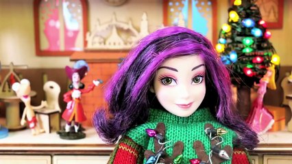 Day 5 the 12 Days of Christmas with Descendants Mal & Frozen Fever Cake. DisneyToysFan