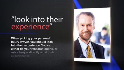 How to Choose a Personal Injury Lawyer