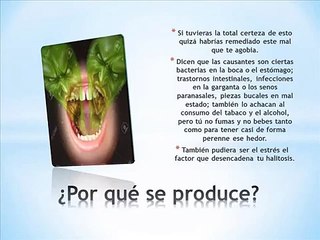 Para ayudarte en tu halitosis esta el libro Fin al Mal Aliento