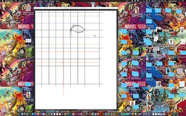 Drawing of Aleesha Young Head in Photoshop Part 1