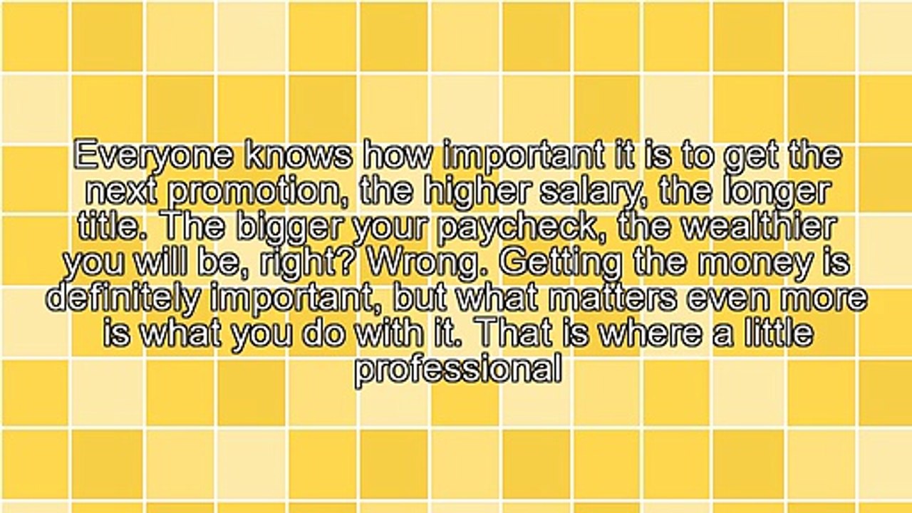 Wealth Management: The Secret to Getting and Staying Rich