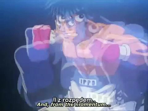 Hajime No Ippo - Ippo's first Dempsey Roll + Inner Light