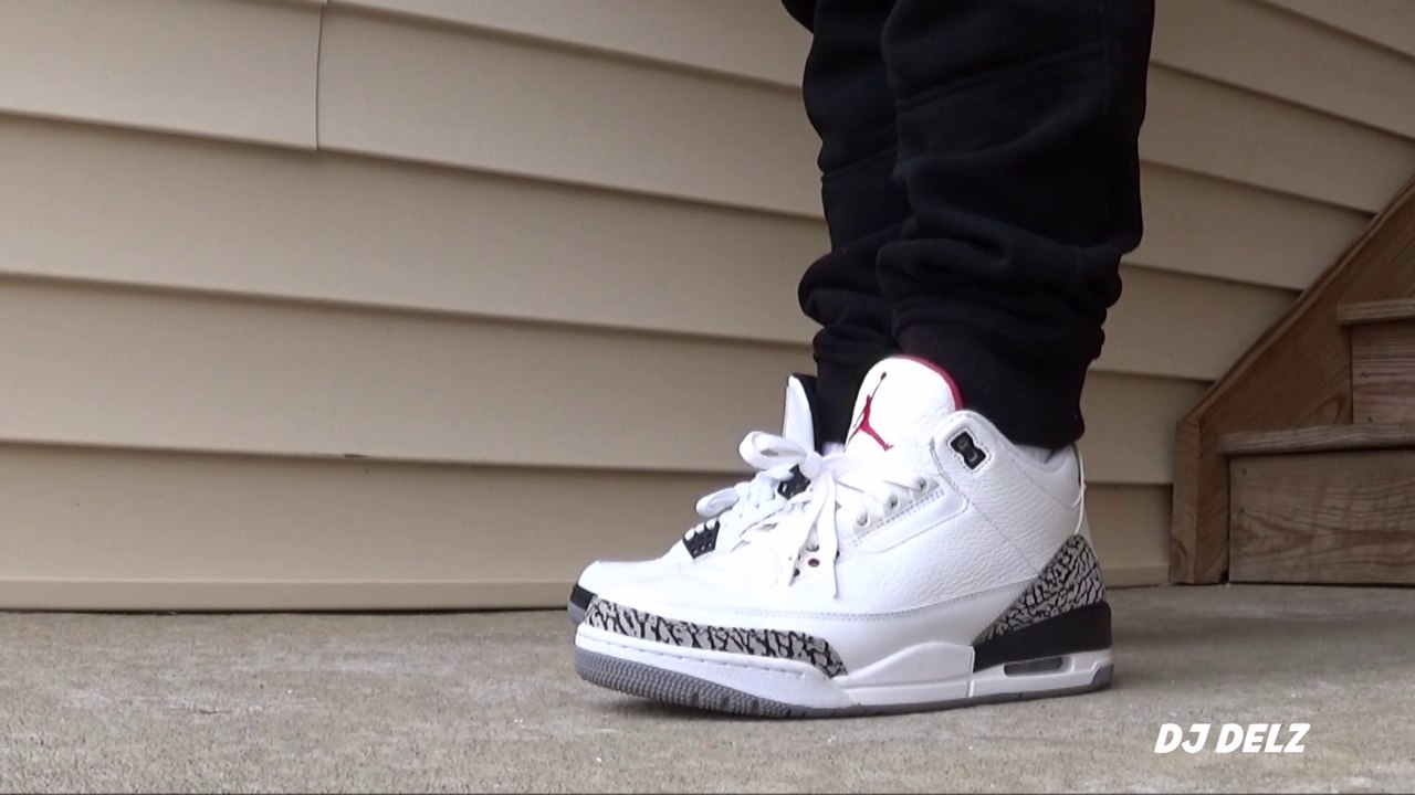 Cement 3s cheap on feet